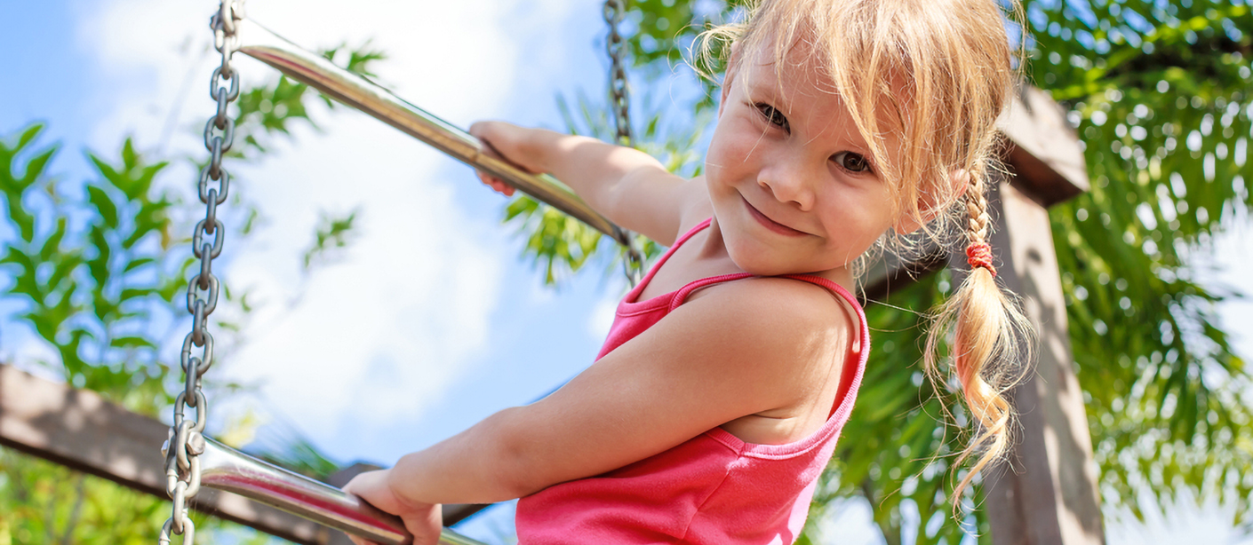 the girl on the playground