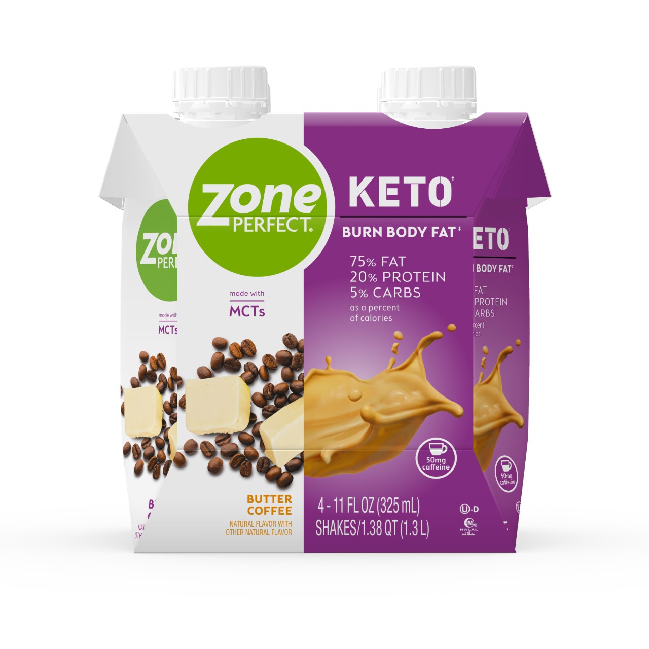 Great-tasting shakes designed to support a ketogenic diet.